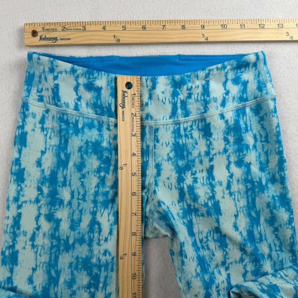Ivivva Girl's Leggings Tie Dye Blue Sz 12